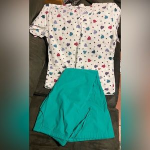 Valentine/Heart Pattern Scrubs